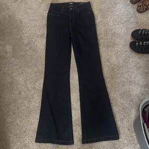 PAIGE Dark Wash Flare Wide-Leg Brooke Jeans Size 26
